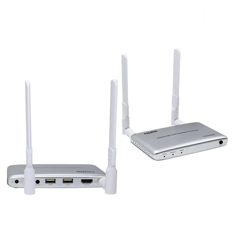 El extensor inalámbrico HDMIKVM de 200M utiliza 2.4G y 5G 1080P 60Hz